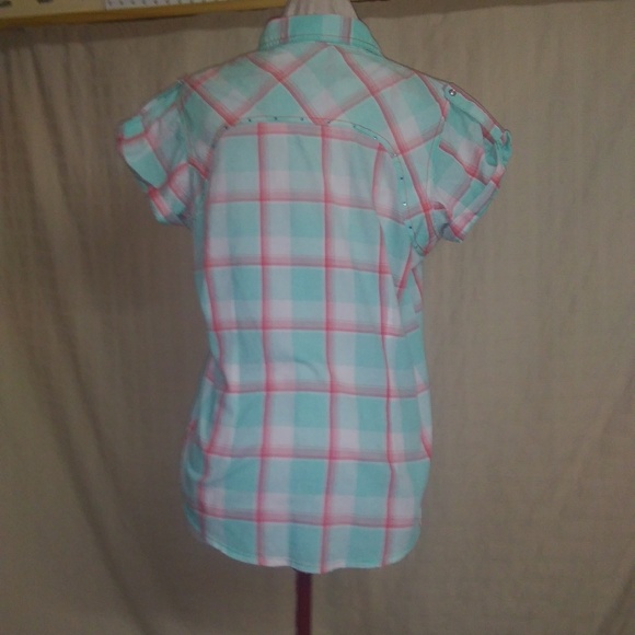 Rock Wrangled Button Up Shirt Rules Are Meant To B - Picture 5 of 8